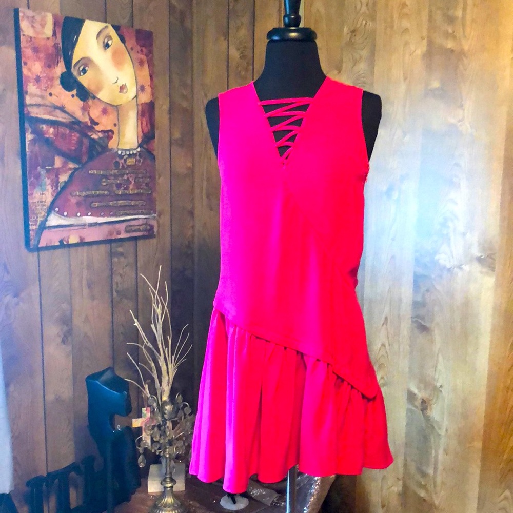 Bright Pink Opening Ceremony Dress